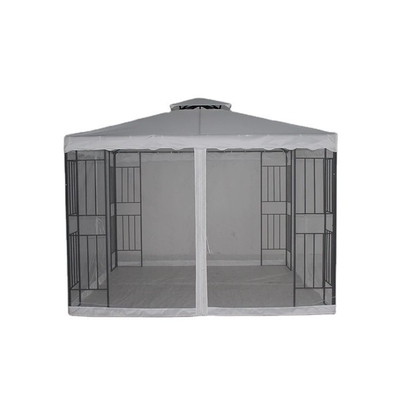 Outdoor Patio Hard Top Garden Tent Gazebo with Sides Steel Material and Customizable