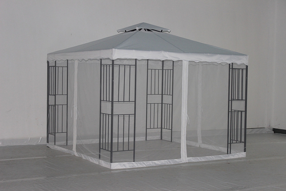 Outdoor Patio Hard Top Garden Tent Gazebo with Sides Steel Material and Customizable