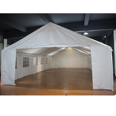6*12M Portable Garage with Foldable Sidewall Doors Metal Canopy Tent Outdoor Heavy Duty