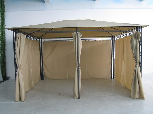 Customizable Polyester Fabric and Collapsible Steel Frame Outdoor Garden Gazebo Tent