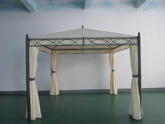 PA Coated 3*3*2.75m Grade Canopy and Collapsible Garden Structures Gazebo with Netting