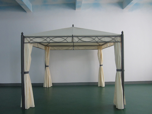 PA Coated 3*3*2.75m Grade Canopy and Collapsible Garden Structures Gazebo with Netting