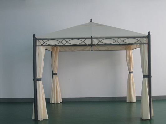 PA Coated 3*3*2.75m Grade Canopy and Collapsible Garden Structures Gazebo with Netting