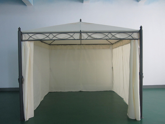 PA Coated 3*3*2.75m Grade Canopy and Collapsible Garden Structures Gazebo with Netting