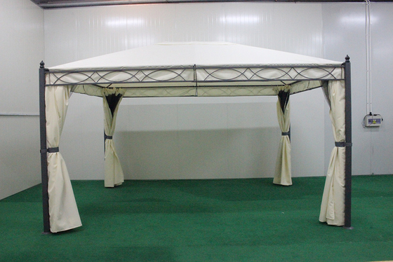 Park Leisure Plastic Type polyester Steel Waterproof Backyard Furniture Pavilion