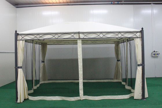 Park Leisure Plastic Type polyester Steel Waterproof Backyard Furniture Pavilion