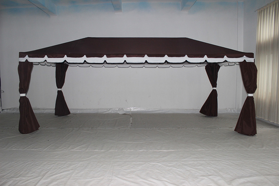Park Leisure 3*6M Aluminium Sun Protection Casual Pop Up Gazebo With Mosquito Net Sidewall