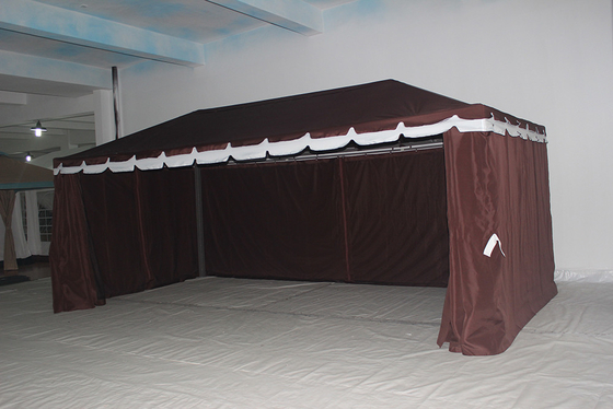 Park Leisure 3*6M Aluminium Sun Protection Casual Pop Up Gazebo With Mosquito Net Sidewall
