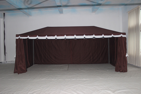 Park Leisure 3*6M Aluminium Sun Protection Casual Pop Up Gazebo With Mosquito Net Sidewall
