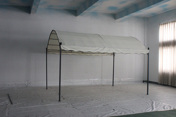 Not Coated Steel Enclosed Modern Waterproof Outdoor BBQ Camping Patio Solar Gazebo