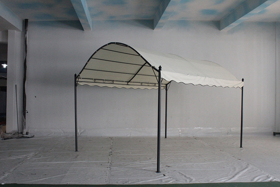 Not Coated Steel Enclosed Modern Waterproof Outdoor BBQ Camping Patio Solar Gazebo