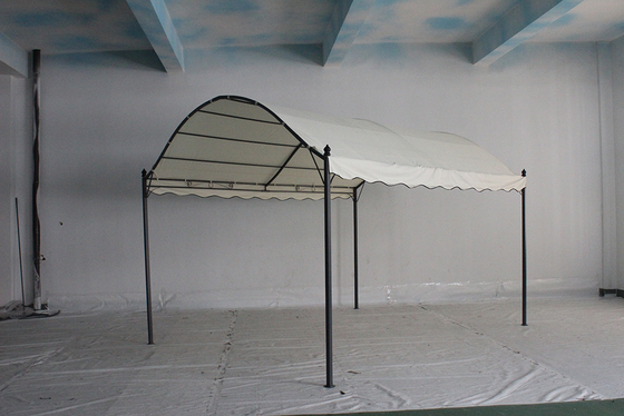 Not Coated Steel Enclosed Modern Waterproof Outdoor BBQ Camping Patio Solar Gazebo