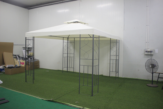 Create a Stylish and Functional Outdoor Space with the 3x3m Steel Patio Gazebo Pavillon