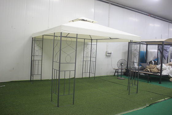 Create a Stylish and Functional Outdoor Space with the 3x3m Steel Patio Gazebo Pavillon