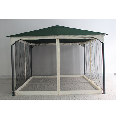 Outdoor Garden Canopy Shelter Gazebo with Mosquito Net 3.5*3.5*2.75M Party Dimensions