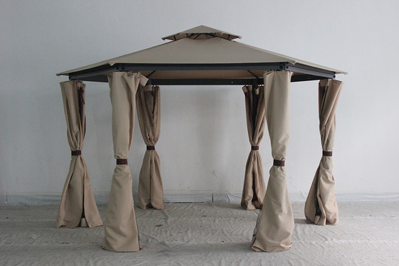 Outdoor Garden Foldable Gazebo Pergola with Easy Assembly and Pvc Coated Frame Finishing