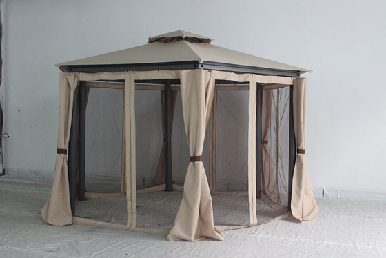 Outdoor Garden Foldable Gazebo Pergola with Easy Assembly and Pvc Coated Frame Finishing