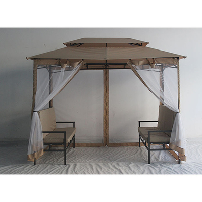 PA Coated Modern Garden Aluminum Outdoor Pergola Gazebo Waterproof Patio Party Tent