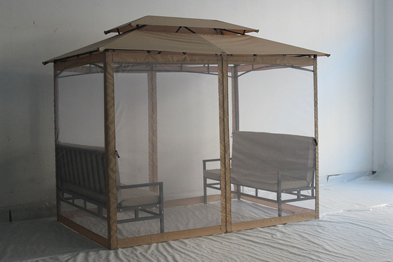 Customized Design Deluxe Garden Gazebo Patio Garden Used Waterproof Metal Gazebo