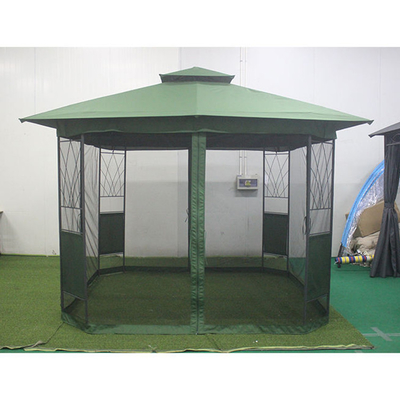 Large Tents Gazebos Waterproof and Portable Iron Gazebos with Mosquito Netting