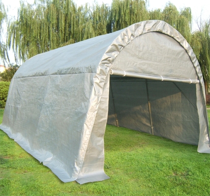Car Parking Large Canopy Garage Tent with Steel Galvanized Frame and PE Roof Material