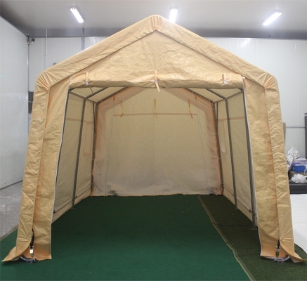 Car Parking Large Canopy Garage Tent with Steel Galvanized Frame and PE Roof Material