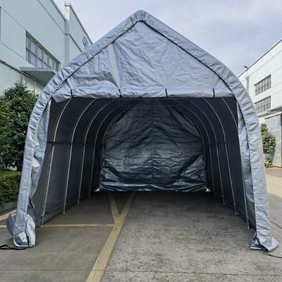 Car Parking Large Canopy Garage Tent with Steel Galvanized Frame and PE Roof Material