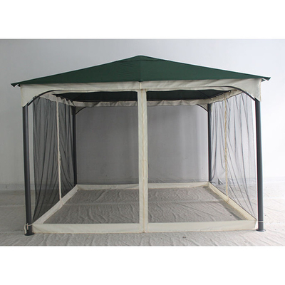 Outdoor Garden Folding Gazebo for Courtyard PA Coated Frame Finishing Customized