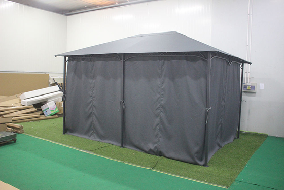 PA Coated Frame Courtyard Replacement Gazebo Canopy Sunshade Polyester Pavilion Dome