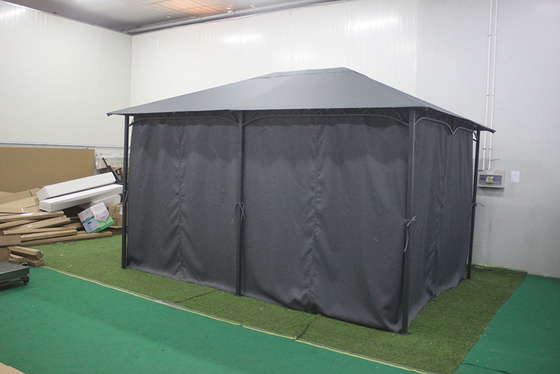PA Coated Frame Courtyard Replacement Gazebo Canopy Sunshade Polyester Pavilion Dome