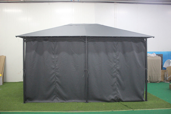 PA Coated Frame Courtyard Replacement Gazebo Canopy Sunshade Polyester Pavilion Dome