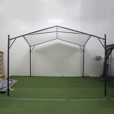 Easy Assembled Garden Pergola Metal Leisure Eco-Friendly Outdoor Gazebo 3.5*3.5*2.7m