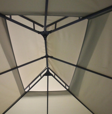Metal Outdoor Gazebo for Garden Double Topped 3x4x2.7m Optional Metal Type Metal