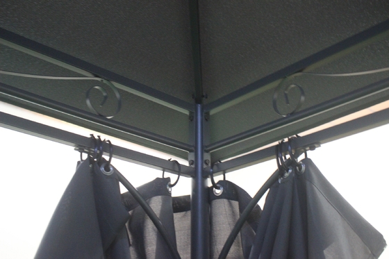 Steel Frame 3x3x2.7M Round Outdoor Patio Canopy Party Gazebo Design for Garden/Outdoor