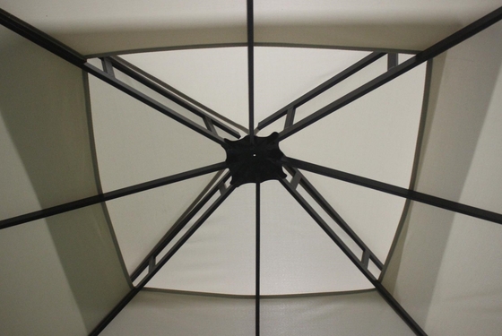 3x3x2.7M Steel Outdoor Double Topped Gazebo for Patio Canopy Party Outdoor Sanctuary
