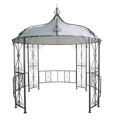 Polyester Fabric Material 3*2.9M Openwork Pattern Spire High Energy Gazebo for Garden