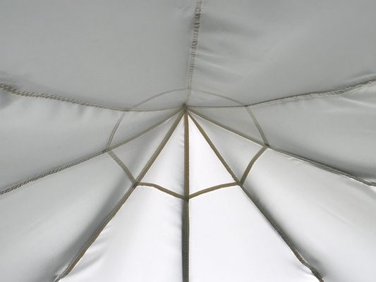 Polyester Fabric Material 3*2.9M Openwork Pattern Spire High Energy Gazebo for Garden