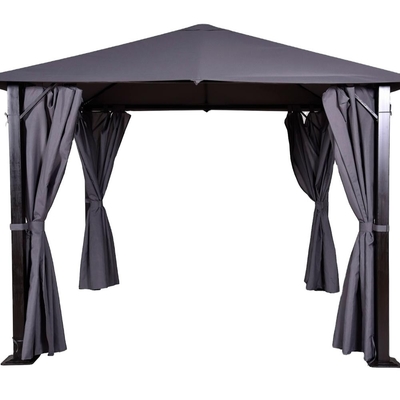 Sturdy and Functional Overhang Painting Metal Gazebo with Arches