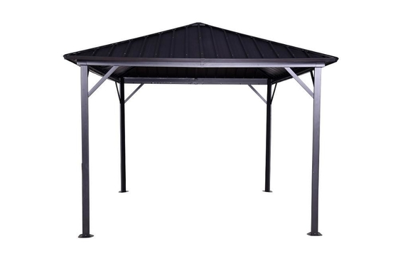 Sturdy 3*3*2.75m Iron Plate Gazebo for Pergolas Bridge Durable Features