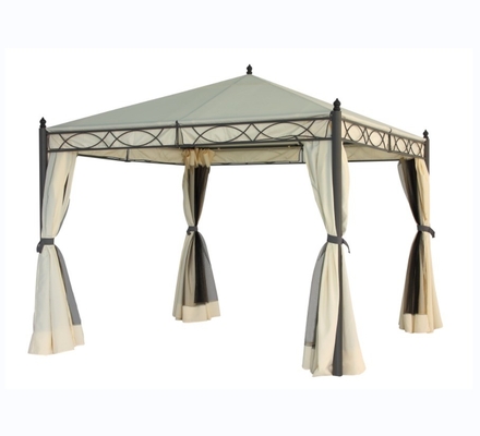Outdoor 3X3X2.75M Grade Canopy and Garden Structures Gazebo with Netting Construction