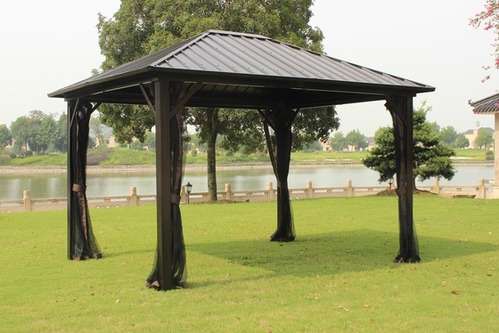 3x3.65x2.57m Galvanized Steel Garden Line Aluminium Tube Gazebo for Garden Supplies