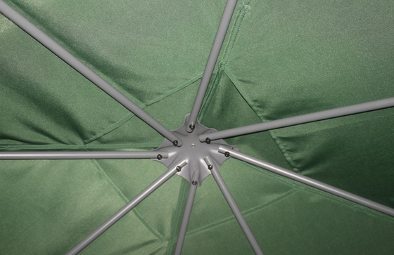 Outdoor Gazebo Canopy Shelter 3X3X2.6M with Easy Assembly Metal Frame and Sidewalls