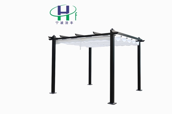 Customized 2.96X2.96X2.25M Garden Outdoor Gazebo with Aluminum Frame and Removable Cover