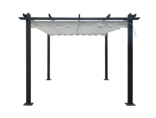 Customized 2.96X2.96X2.25M Garden Outdoor Gazebo with Aluminum Frame and Removable Cover