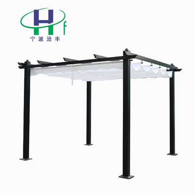 Customized 2.96X2.96X2.25M Garden Outdoor Gazebo with Aluminum Frame and Removable Cover