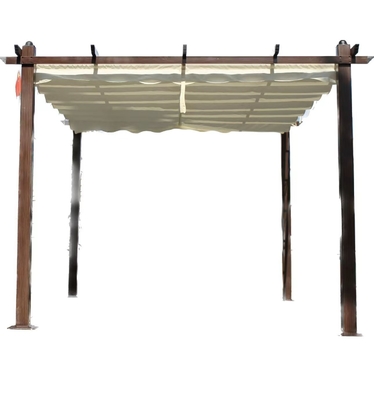 Customized 2.96X2.96X2.25M Garden Outdoor Gazebo with Aluminum Frame and Removable Cover