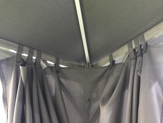 Aluminum Gazebo Tent With Polyester Sidewalls 3X3X2.57M for Waterproof Protection