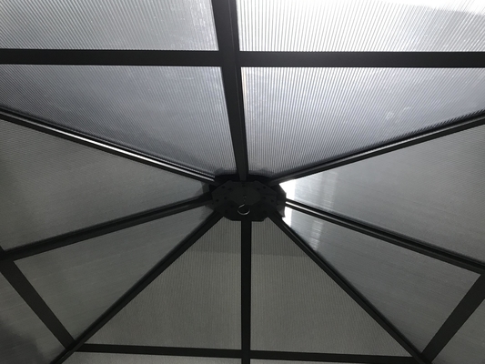 Waterproof Portable Alu. Gazebo Tent PC Board Outdoor Gazebo Canopy Shelter 3X3X2.6M