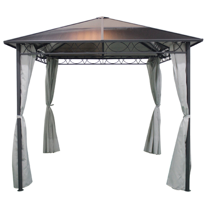 Garden/Outdoor Half Iron and Half Al PC Gazebo with Arbours Structure