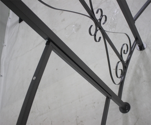 Steel Metal Customized Dia3*2.9m Garden Gazebo for Outdoor Relaxation and Entertaining